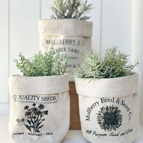 🌱 Spruce up your spring decor with our latest release! 🌿 Introducing our charming planter grain sacks - the perfect addition to your garden or indoor greenery! 🌼 These rustic-chic sacks add a touch of farmhouse elegance to any space, giving your plants a stylish home they deserve. 🏡 Browse our shop today and bring a breath of fresh air to your surroundings! Bag Painting, Indoor Greenery, A Breath Of Fresh Air, Grain Sack, Breath Of Fresh Air, Rustic Chic, Stylish Home, Fresh Air, Spring Decor