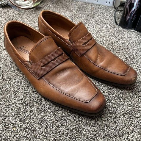 Florsheim Men Postino Penny Brown Loafers 15151-221 Sz 12D

Preowned, please see photos for wear Mens Brown Loafers, Brown Loafers, Men's Loafers, Loafers Men, Jeans Pants, Penny, Jean Shirts, Casual Pants, Casual Skirts