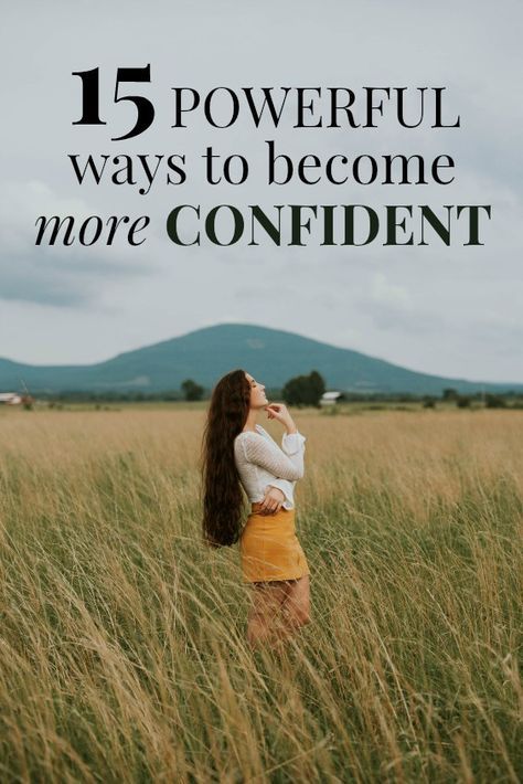 How to Grow in Self-Confidence | 15 Powerful Tips to Becoming a Confident Person | This list gives 15 practical steps to help you grow in self-love and exude confidence! #confident #selflove #confidence #selfhelp Season Of Singleness, Signs He Loves You, Confident Person, Relationship Goals Quotes, Online Relationship, What Men Want, Christian Dating, Speed Dating, Learning To Love Yourself