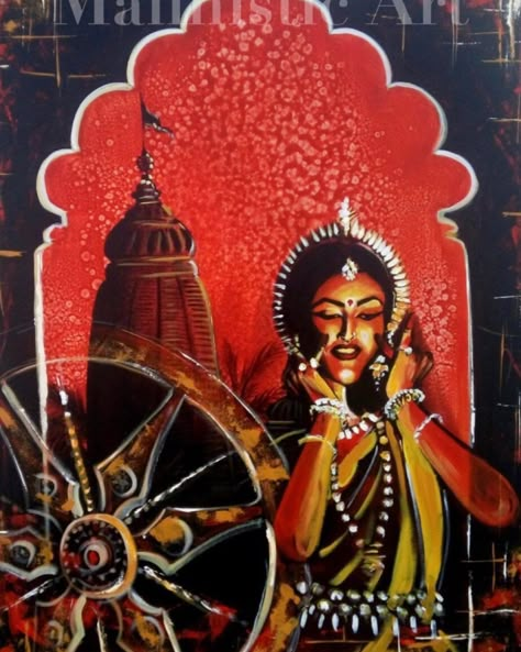 Malinistic Art on Instagram: “@malinisticart Odissi - Indian classical dance artwork 💡🏷Own creation .... About painting - Odissa’s classical dance form Surface -…” Odissi Dance Painting, Odisha Painting, Cultural Beauty, Figure Drawing Tutorial, Dance Artwork, Ancient Structures, Rama Krishna, Wall Mural Decals, Dancing Figures