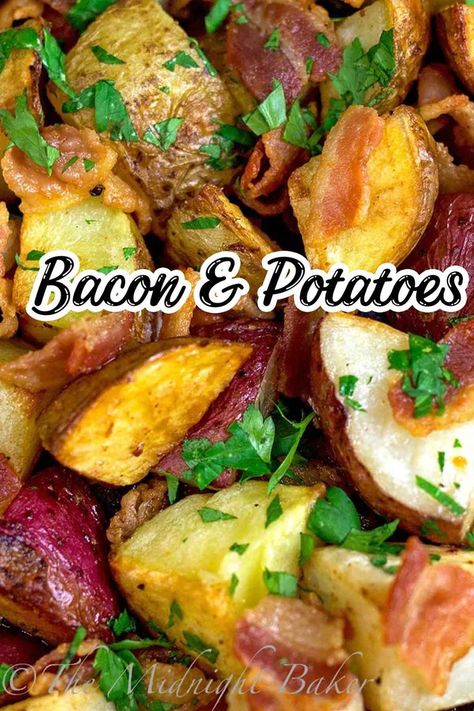 Turkey Burger Recipes Healthy, Bacon And Potatoes, Yummy Potatoes, Potatoes And Bacon, Meat And Potatoes Recipes, Potato Side Dish, Meat And Potatoes, Thanksgiving Side Dish, Turkey Burger Recipes