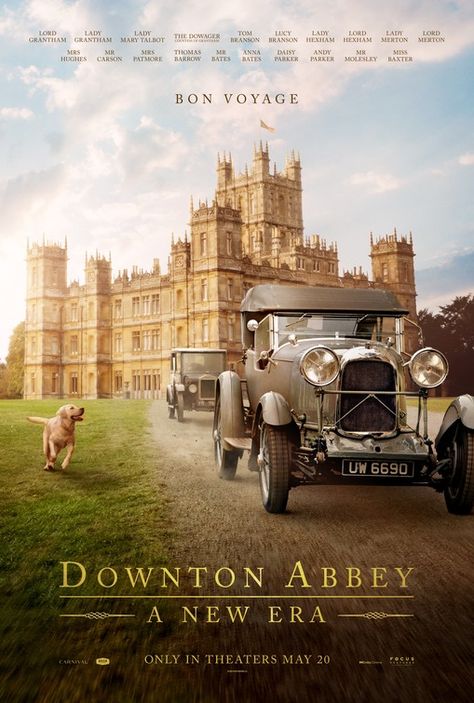 Click to View Extra Large Poster Image for Downton Abbey 2 Downton Abbey A New Era, Simon Curtis, Watch Downton Abbey, Michael Fox, Dominic West, Hugh Bonneville, Julian Fellowes, Dowager Countess, Downton Abby