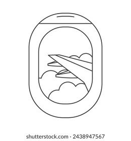 plane window view outline isolated white background Plane Window Tattoo, Airplane Window Tattoo, Plane Window Drawing, Plane Outline, Airplane Window Drawing, Plane Illustration, Plane Window View Drawing, Airplane Clip Art Black And White, Plane Window View