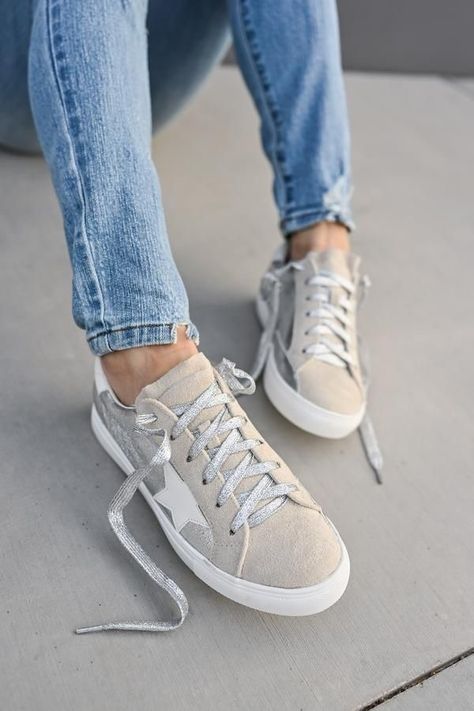 Uploaded by Lisa Beehler Neutral Sneakers, Black Wedge Sneakers, Sneak Attack, Closet Candy Boutique, Candy Boutique, Closet Candy, Shoe Ideas, Boutique Trends, Fashion Star