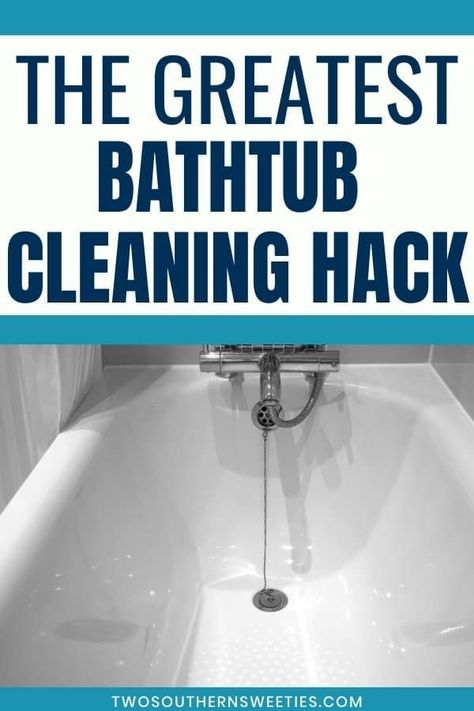 Is your bathtub dirty and in need of some serious cleaning hacks and tips? Discover how to clean your dirty bathtub, remove soap scum, and to reveal a beautiful tub. Without breaking your back! #howtoclean #cleaningtips #cleaninghacks #cleaning #bathtubcleaninghack Bathtub Cleaning, Bath Tube, Bathtub Cleaner, Expensive Decor, Clean Bathtub, Bath Cleaning, Best Cleaner, Acrylic Tub, Tub Cleaner