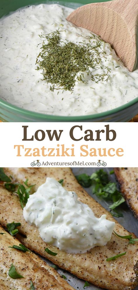 Sauce With Sour Cream, Greek Tzatziki, Greek Sauce, Healthy Dip Recipes, Tzatziki Sauce Recipe, Homemade Tzatziki Sauce, Keto Appetizers, Salsa Recipes, Homemade Tzatziki