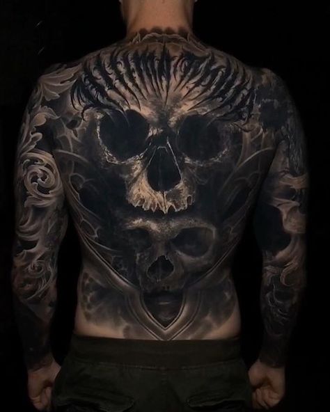 Eliot Kohek, Eagle Chest Tattoo, Back Tats, Torso Tattoos, Skull Sleeve, Special Tattoos, Aztec Tattoo, Tattoo Hand, Back Tattoos For Guys