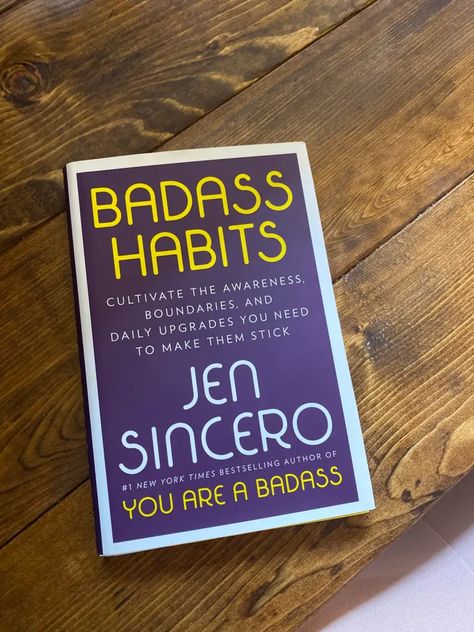 Badass Habits by Jen Sincero - Down the Book Jar Jen Sincero Book, Book Jar, Habits Book, Habit Books, Jen Sincero, Make You Believe, You Can Do Anything, Book List, Hands On Activities