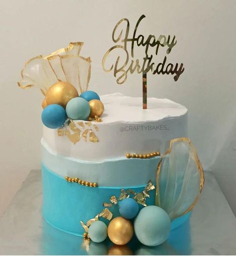 Butter Cream Cake Design For Men, 80thbirthday Cake, Simple Cake Designs Birthday Women, Barbie Doll Birthday Cake, Golden Birthday Cakes, Cake Designs For Boy, Cake Design For Men, Modern Birthday Cakes, Cake Designs For Kids