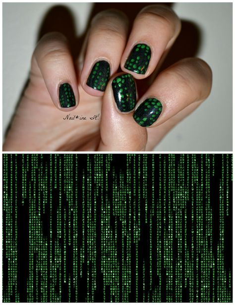 Nail*ine It!: 31DC2013 : Matrix Nails #31dc2013   #31DC2013   #crumpetsnailtarts Matrix Nails Design, Matrix Nail Art, Matrix Nails, Matrix Costume, Nail Blog, Nail Photos, Best Acrylic Nails, Nails Ideas, How To Do Nails