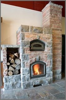 Eco Homes & Living: Russian Stove - The Most Efficient Wood Burner Russian Stove, Interior Fireplace, Wood Stove Fireplace, Wood Heat, Wood Oven, Maine Usa, Brick Oven, Rocket Stoves, Fireplace Ideas