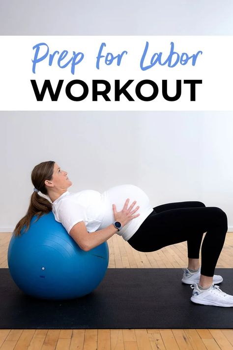 Release the lower back, open up tight hips, and start preparing for labor with this workout: the best pregnancy ball exercises for all trimesters! This guided pregnancy workout combines low impact strength exercises with lengthening stretches to gently prepare the body for labor and delivery. These birthing ball exercises safely engage the core, glutes, arms, back, and pelvic floor muscles. Pregnancy Ball Exercises, Birthing Ball Exercises, Exercises To Prepare For Labor, Prep For Labor, Preparing For Labor, Pelvic Pain Relief, Youtube Workout Videos, Barre Workout Video, Pregnancy Workout Videos