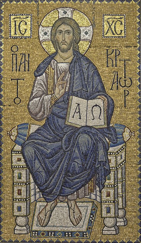 Stephen Chow, Orthodox Art, Church Icon, Byzantine Mosaic, Eastern Orthodox Church, Orthodox Christian Icons, Roman Mosaic, Christ The King, Byzantine Art