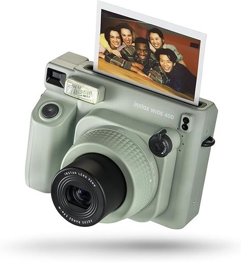 Amazon.com : Fujifilm INSTAX Wide 400 Instant Camera - Sage Green : Electronics Fujifilm Instax Wide, Instax Wide, Instant Film Camera, Fujifilm Camera, Remote Camera, Fish Eye Lens, Instant Photos, Instant Film, Shopping Photography