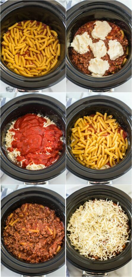 Pasta Bake In Crockpot, Baked Ziti In Crockpot, Baked Ziti In The Crockpot, Crockpot Baked Ziti With Sausage, Mostaccioli Recipe Crockpot, Crockpot Recipes Baked Ziti, Baked Ziti With Ground Beef Crockpot, Crockpot Ziti Recipes With Meat, Crockpot Baked Ziti Ground Beef