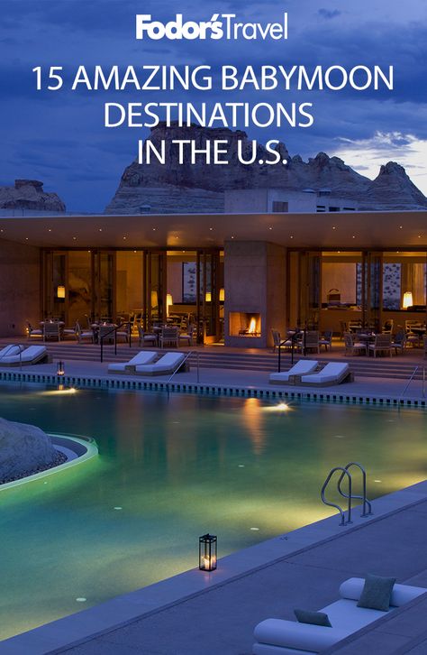 We’ve picked 15 destinations across the U.S. where you’ll find beautiful hotels with top-notch service and gorgeous surroundings. Leave your passport behind, don’t worry about changing money, and get ready to have a babymoon you’ll never forget. Us Babymoon Destinations, Babymoon Destinations Usa, Baby Moon Destinations, Baby Moon Ideas, Traveling While Pregnant, Babymoon Ideas, Travelling While Pregnant, Babymoon Destinations, Vacations In The Us