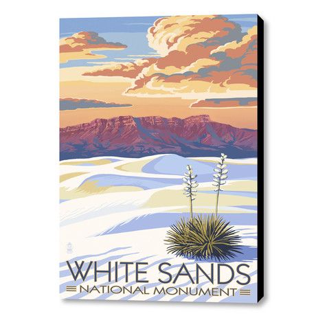 White Sands National Monument White Sands National Park, White Sands National Monument, Large Framed Prints, Land Of Enchantment, Tulum Mexico, National Park Posters, Sunset Art, Photo Vintage, National Monuments