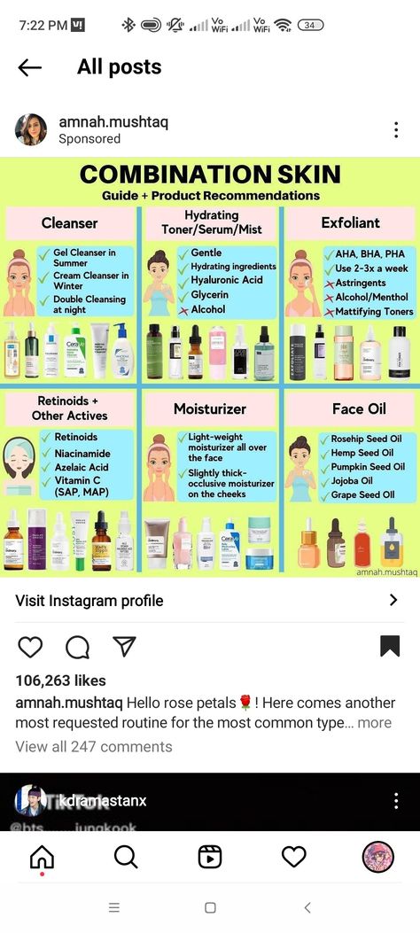 Simple Combination Skin Routine, Oily Combination Skin Care Routine, Affordable Skin Care For Combination Skin, Skin Care Routine For Combination Acne Prone Skin, Acne Combination Skin Skincare, Combination Skin Routine Natural, Best Skin Care Routine For Combination Skin, Face Routine Combination Skin, The Ordinary Skincare Combination Skin