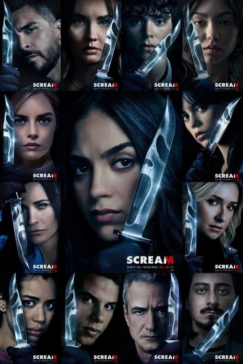 Ghostface Laptop Wallpaper, Scream 6 Characters, Miriam Mcdonald, Devyn Nekoda, Scream Wallpapers, Scream Actors, Scarie Movie, Scream Movie Poster, Scream Vi