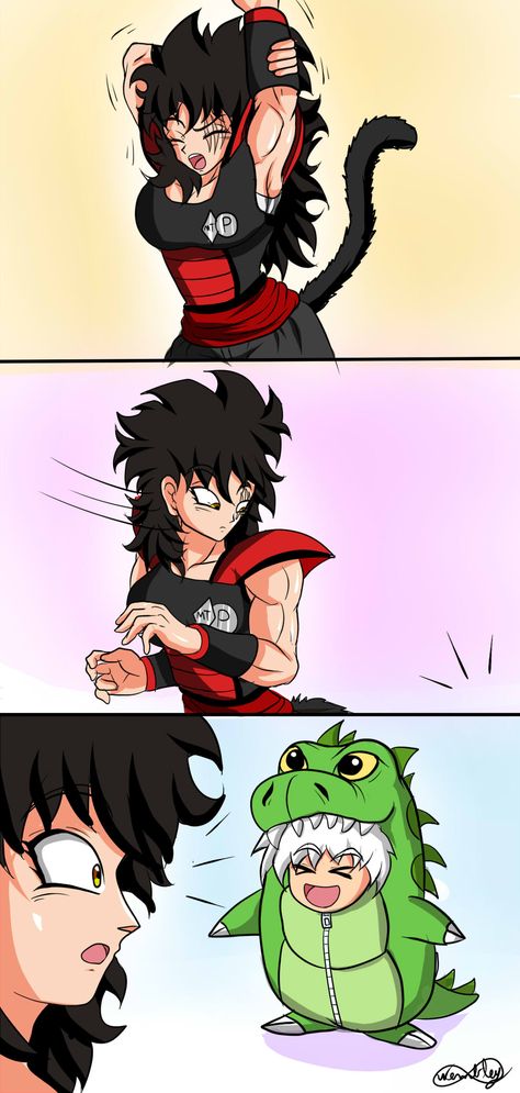 Apex predator by WembleyAraujo on DeviantArt Dbz Funny, Z Warriors, Dino Costume, Dinosaur Outfit, Teddy Bear Clothes, Goku Vegeta, Dragon Ball Super Art, Send Help, Dragon Ball Super Goku