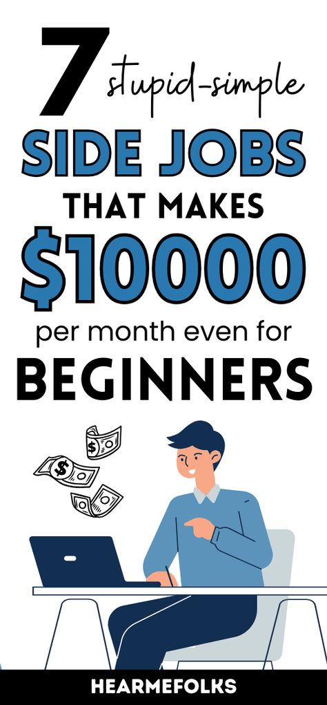 Ready to boost your income with flexible online side gigs? Discover 17 high-paying online jobs that can fit around your current schedule and help you earn extra cash from anywhere! Whether you’re looking for a lucrative side hustle or a new freelance opportunity, these jobs offer great pay and the freedom to work from home. jobs work from home, best work from home jobs 2024, how to get a work from home job, part time work from home jobs, work from home jobs with benefits Side Hustle Ideas Online, Side Hustles That Actually Work, Side Gigs From Home, Best Side Hustles From Home, Part Time Jobs From Home, Side Hustles From Home, Online Side Jobs, Extra Money Jobs, Ebook Promotion