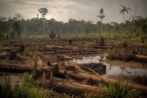 Deforestation and habitat destruction resulting in the disappearance of species from their natural habitats stock photography Deforestation Photography, Habitat Destruction, Habitat, Stock Photography, Stock Illustration, Casino, Photography, Quick Saves, Nature