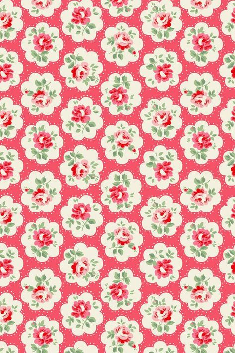 Cath Kidston Wallpaper, Chic Wallpaper, Shabby Chic Living Room, Shabby Chic Bathroom, Shabby Chic Diy, Chic Pattern, Trendy Flowers, Cath Kidston, Flower Backgrounds