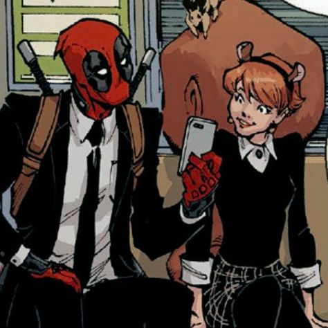 Squirrel Girl Icon, Business Man Anime, Deadpool Hq, Deadpool Comic Icons, Squirrel Girl Comic, Girl Deadpool, Deadpool Comic Art, Squirrel Icon, Squirrel Girl Marvel