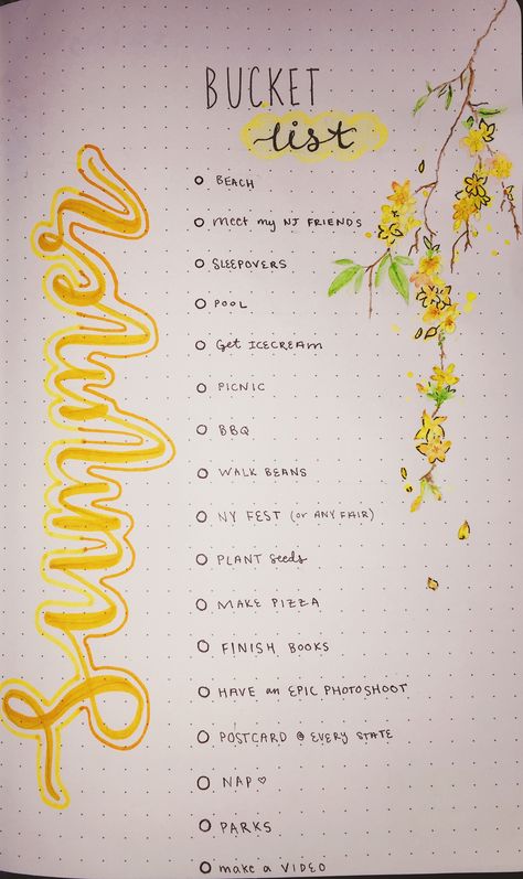 yellow theme bullet journal spread with flowers #summer #bujo #bulletjournalideas #flowers #yellow Yellow Theme Journal, Theme Journal Ideas, Journal Ideas Summer, Summer Bujo, To Do Lists Aesthetic, Bullet Journal Hand Lettering, Theme Journal, Planner Themes, Summer Journal