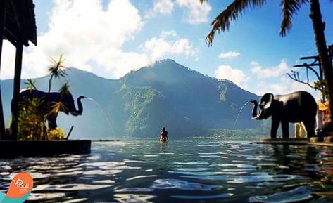 Refresh and relax at the natural hot springs at Toya Devasya, down at Mt. Batur. Photo credit: Steph. #wanderlust #travelbali #explorebali #view Mt Batur, Natural Hot Springs, Bali Travel, Free Time, The Natural, Hot Springs, Photo Credit, The Good Place, Springs