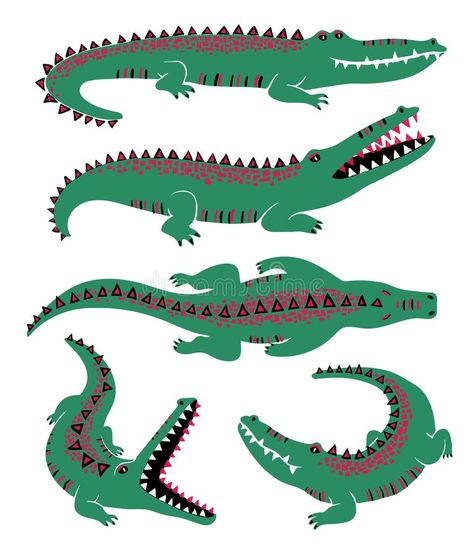 Alligator Tattoo, Cartoon Crocodile, Crocodile Illustration, Crocodile Cartoon, Alligators Art, Crocodile Animal, Weaving Patterns Design, Linocut Art, Childrens Drawings