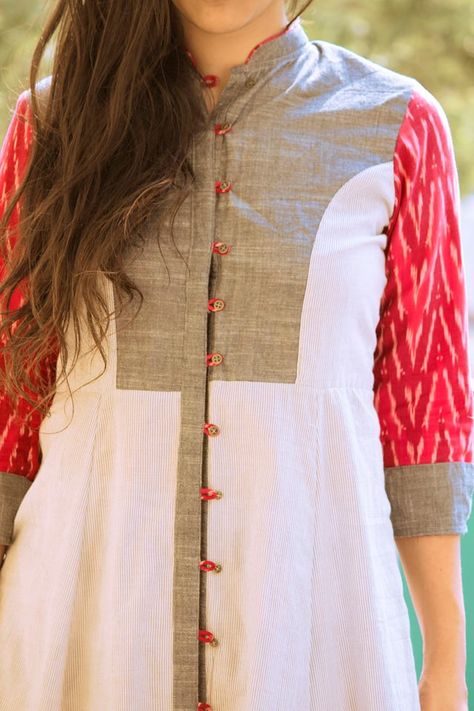 Neck Design For Kurtis, Princess Cut Kurti, Chudi Neck Designs, Kurti Styles, Design Kurta, Kurta Patterns, Neck Designs For Suits, Salwar Designs, Global Dress