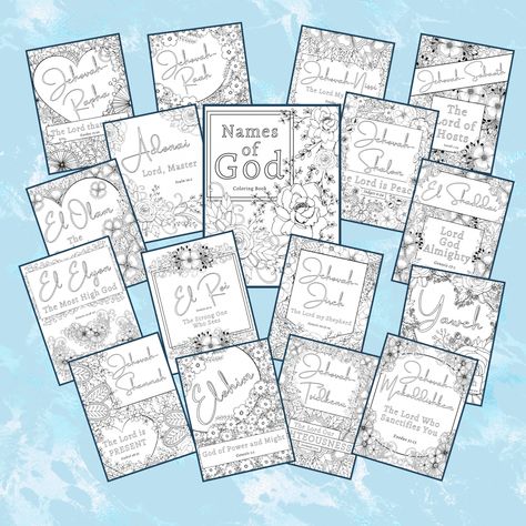 36 Powerful Names Of God And Their Meanings Meaning Of Colours, God Of Knowledge, Powerful Names, Hebrew Names, Bible Resources, Bible Verse Coloring, Bible Crafts For Kids, Names Of God, Sunday School Lessons