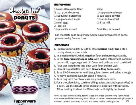 Tupperware Recipes for our Favorite CUSTOMERS | Facebook Tupperware Consultant, Tupperware Recipes, Doughnut Cake, Thermomix Recipes, Unsweetened Cocoa, Kitchen Aid, Tupperware, Donuts, Pancakes