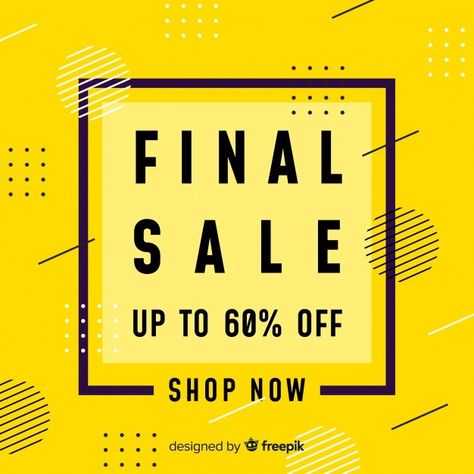 Abstract colorful final sale design Free... | Free Vector #Freepik #freevector #banner #business #sale #abstract Banner Design Layout, Best Banner, Banner Design Inspiration, Graphic Design Brochure, Promotional Banners, Graphic Design Fonts, Social Media Design Inspiration, Sale Banner, Web Banner