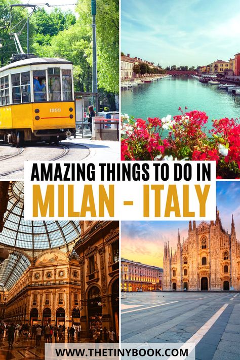 In this guide, I’ve gathered the best things to do in Milan, including a few unusual gems and lesser-known spots to visit. Let me show you the best of Milan to make the most of your trip to Northern Italy. Milan Italy Travel, Things To Do In Milan, To Do In Milan, Vacation In Italy, Things To Do In Italy, Visit Italy, Italy Vacation, Northern Italy, Milan Italy