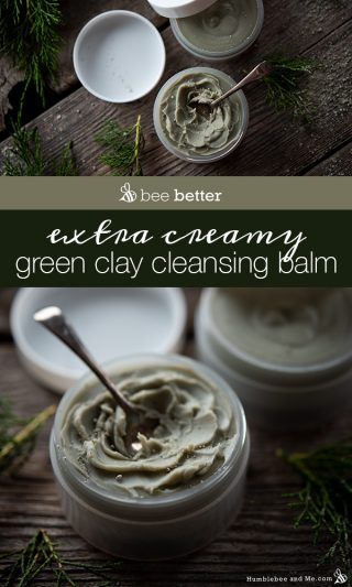 Oil Cleansing Balm, Diy Cleansing Balm Recipe, Cleansing Balm Recipe, Diy Cleansing Balm, Natural Hygiene, Diy Clay Mask, Diy Face Wash, Diy Lotion, French Green Clay