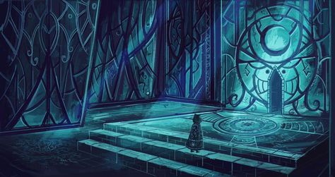 The hero reached to hallway just in time and the fortune was on her side once again, as it was a cloudless night. The air was rather cold in these halls of carved moon stone, but the magical cloak protected her from the chill. It was surprisingly easy to see …#adventure #series #adventureseries #art #fantasy #digitalart #creative #magic #story #kristyglas #nft #cryptoart #digital #concept #conceptart Moon Gates, Stone Castle, Moon Elf, Cold Stone, Moon Gate, Moon Palace, Fantasy City, Moon Stone, Fantasy World