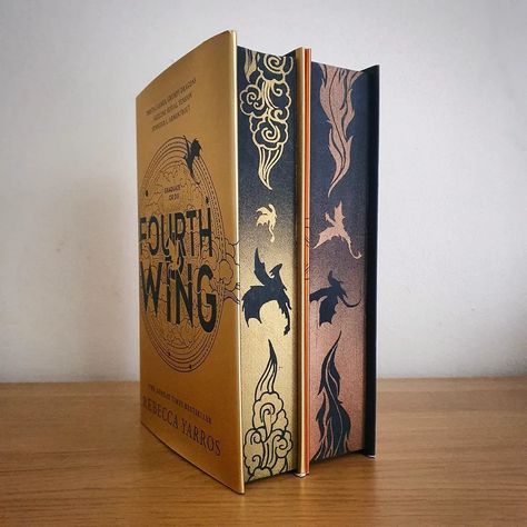 Stenciled Edges Books, Fourth Wing Painted Edges, Book Edges Painting, Painted Edges Book, Empty Book Cover, Painted Book Edges, Book Edge Painting, Book Rebinding, Bookshelf Inspo