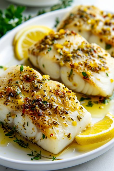 Keto Lemon Butter Chilean Sea Bass - I Eat Keto Chilean Sea Bass Recipe, Sea Bass Recipe, Bass Recipe, Sea Bass Recipes, Seafood Dish Recipes, Fish Dinner Recipes, Seafood Entrees, Fish Recipes Healthy, Fish Dinner