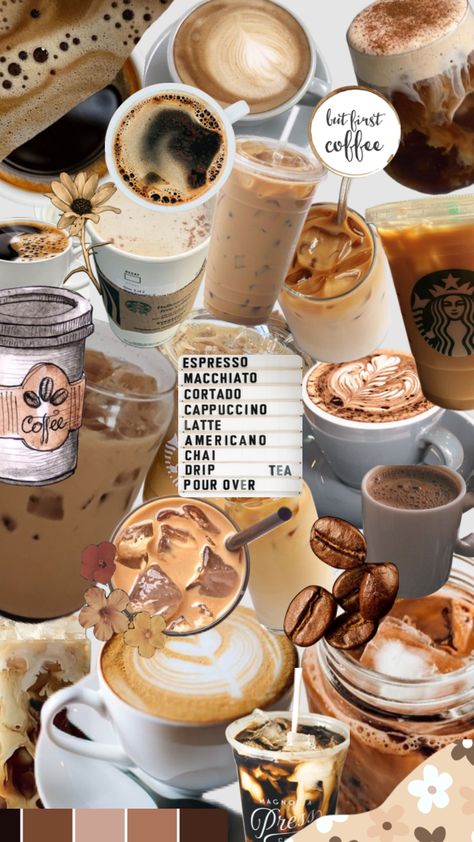 #myfirstshuffle #coffeelover #coffeeaesthetic #coffee #coffeeobsession #starbucksaesthetic Pretty Coffee Aesthetic, Coffee Wallpaper Coffee Wallpaper Aesthetic, Coffee Atheistic, Cute Coffee Aesthetic, Coffee Mood Board, Coffee Aesthetic Wallpaper, Coffee Moodboard, Coffee Cafe Aesthetic, Cafe Collage