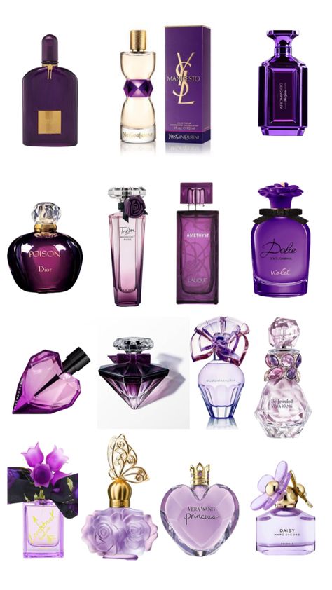 #perfume #perfumeinspo #purple #perfumeideas #perfumecollection #feminine #style #fragrance Purple Perfume, Evening Eye Makeup, Perfume Aesthetic, Fragrance Lab, Feminine Perfume, Classic Perfumes, Fragrances Perfume Woman, Perfume Collection Fragrance, Feminine Fragrance