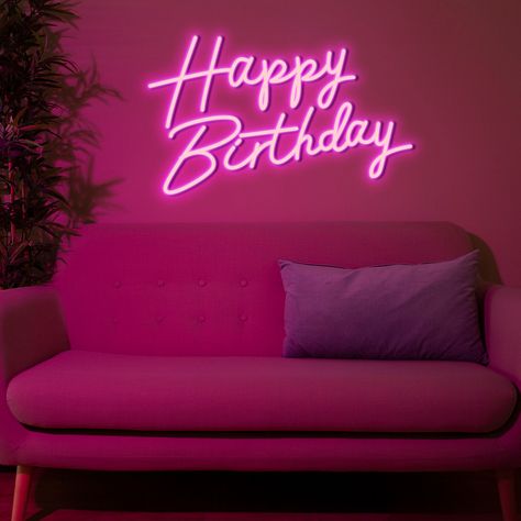 Happy Birthday Neon Sign makes sure to light up your work area, home décor, or any event with a special […] Black Power, Led Neon Signs, Working Area, Neon Lighting, Custom Sign, Clear Acrylic, Light Up, Wedding Party, Happy Birthday