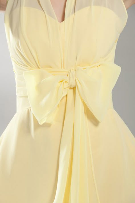 . Pale Yellow Bridesmaid Dresses, Lemon Chiffon, Yellow Bridesmaid Dresses, Yellow Bridesmaids, Sleeveless Bridesmaid Dresses, Cute Wedding Dress, Dresses Aesthetic, Butter Yellow, Baby Yellow