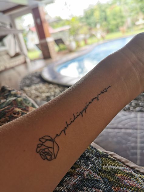 #tattoo #minimalist Philippians 1:6 Tattoo, Philippians 4 13 Tattoo Forearm, Phillipians 4 13 Tattoo Design, Phillipians 4:6-7 Tattoo, Philippians 4:6-7 Tattoo, Philippians 4 13 Tattoo Women, Phil 4 13 Tattoo, Phillipians 4 13 Tattoo Ideas, Phillipians 4 13 Tattoo