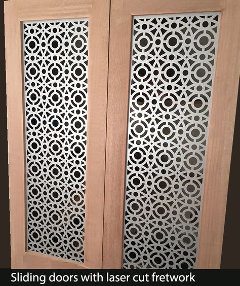 Decorative fretwork sliding doors How To Cut Metal, Home Design Styles, Hallway Unit, Door Options, Internal Sliding Doors, Modern Sliding Doors, Doors Makeover, Sliding Pocket Doors, Interior Home Design