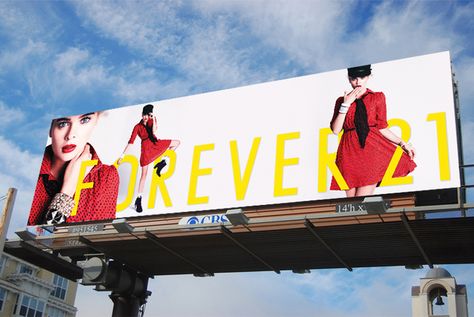 Forever 21 Fashion Billboard Design, Fashion Billboard, Billboard Ideas, Advertisement Campaign, Magazine Design Cover, Fashion Communication, Advertisement Poster, Life Planning, Billboard Design