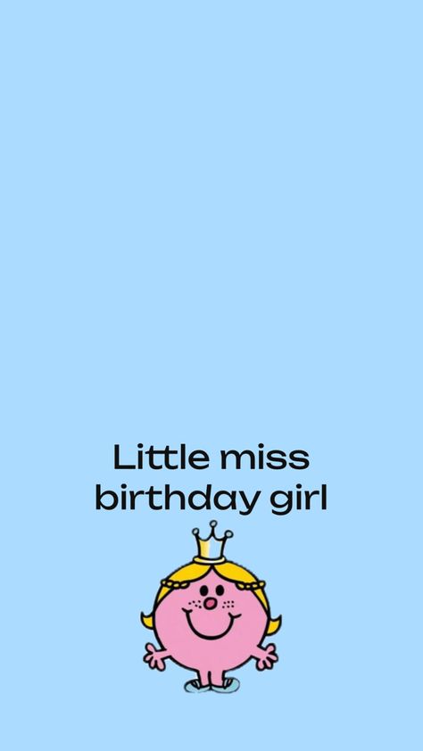 Birthday Lockscreen, Little Miss, Girl Birthday, Phone Wallpaper, Birthday