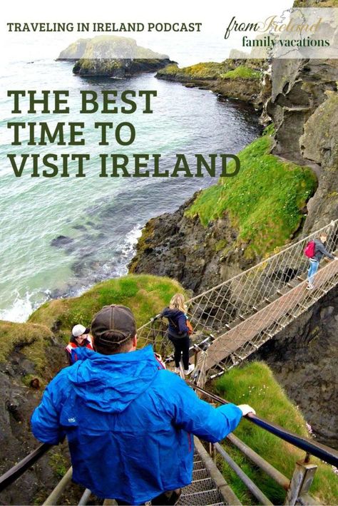 When is the best time to visit Ireland? Get the answer - and tips for traveling to Ireland at any time of the year- in the podcast! PLUS free Ireland itineraries. #Ireland #IrelandItinerary #IFV Earth Castle, Coastal Cliffs, Ireland With Kids, Ireland Itinerary, Dark Hedges, Ireland Travel Guide, County Clare, Trip To Ireland, Galway Ireland