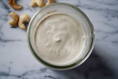 8 Ways to Use Cashew Cream — Zestful Kitchen Vegan Cashew Cream, Cashew Cream Recipe, Homemade Nutella Recipes, Cashew Yogurt, Homemade Cashew Milk, Instant Pot Yogurt, Coconut Milk Yogurt, Almond Milk Yogurt, Make Almond Milk